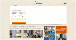 Desktop Screenshot of hotelblumenau.com.br