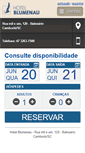 Mobile Screenshot of hotelblumenau.com.br